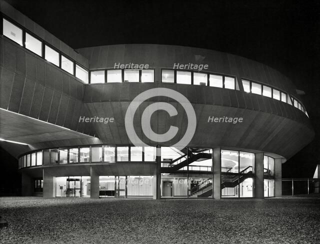 Control room, Fawley Power Station, Hampshire, 1968. Artist: John Pantlin.