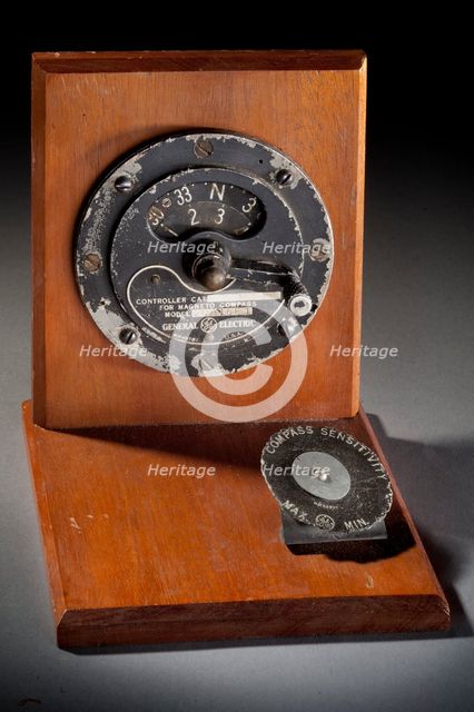 Controller, Magnetic Compass, General Electric, 2CA10E1, Wiley Post crash. Creator: General Electric Company.