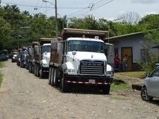 Convoy of Mack Trucks in Costa Rica 2018. Creator: Unknown