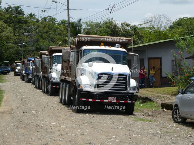 Convoy of Mack Trucks in Costa Rica 2018. Creator: Unknown.