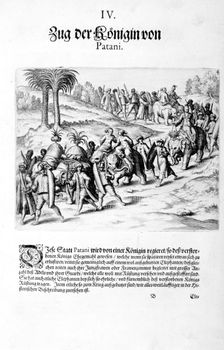 Convoy of the Queen. 1606. Creator: Theodor de Bry