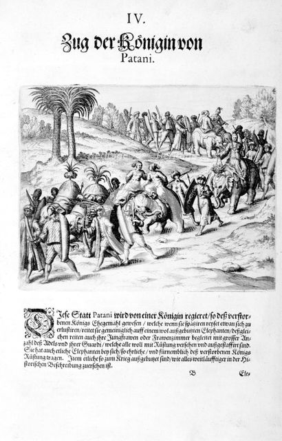 Convoy of the Queen. 1606. Creator: Theodor de Bry.