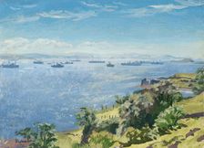 Convoy Anchorage, from Lismore, 1939-1945. Creator: Stephen Bone