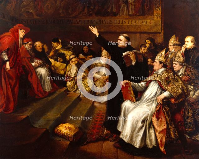 Convocation of Clergy, 1870. Creator: Sir John Gilbert.