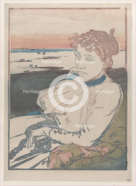 Convalescent, Mme Lepère, 1892. Creator: Auguste Lepere.
