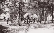 Convalescent Camp near Alexandria, 1861-65. Creator: Unknown
