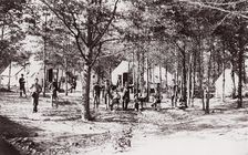 Convalescent Camp near Alexandria, 1861-65. Creator: Unknown