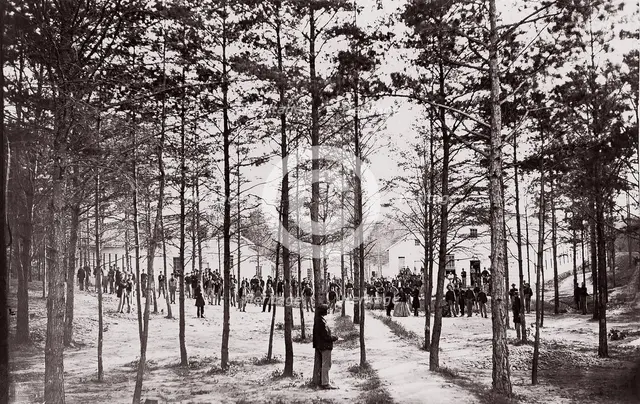 Convalescent Camp near Alexandria, 1861-65. Creator: Unknown.
