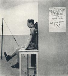 Convalescent Hospital - Pulling his weight 1941. Artist: Cecil Beaton