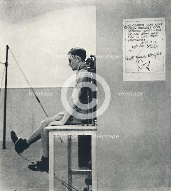 'Convalescent Hospital - Pulling his weight', 1941. Artist: Cecil Beaton.