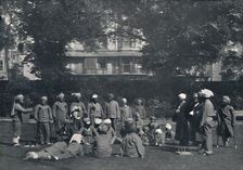 Convalescent Indian Soldiers Playing Quoits on the Eastern Lawns c1915, (1939)