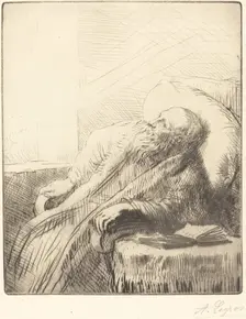 Convalescent (Le convalescent). Creator: Alphonse Legros