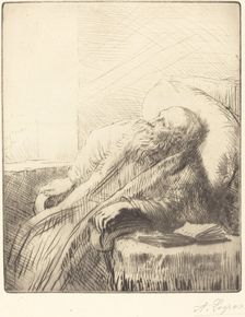 Convalescent (Le convalescent). Creator: Alphonse Legros