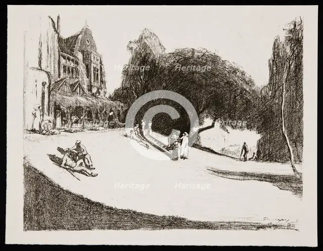 'Convalescence in England', 1917. Creator: Claude Allin Shepperson.