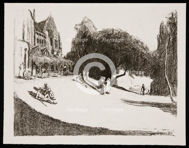 'Convalescence in England', 1917. Creator: Claude Allin Shepperson.