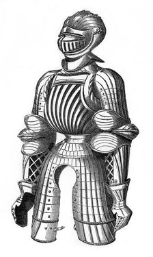 Convex armour said to be that of Maximilian, 15th century, (1870)