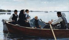 Conveying a Child's Coffin, 1879