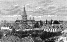 Convent and Garden of the Apparition, Paray-le-Monial, 1873. Creator: Unknown