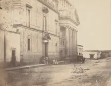 [Convent in La Cruz], 1867. Creator: François Aubert