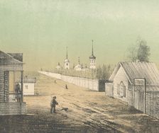 Convent Near Tomsk, 1871. Creators: M Kolosov, J Rogulin