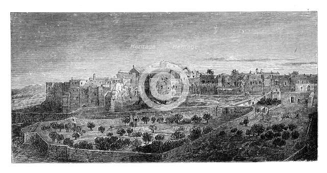 Convent of the Nativity, Bethlehem, c1888. Artist: Unknown