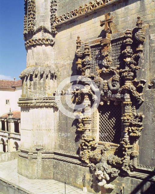 Convent of Christ in Tomar, detail of the decoration of a window.