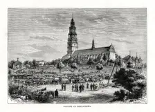 Convent of Czestochowa Poland, 1879. Artist: C Laplante