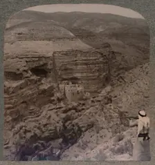 Convent of Elijah. Bedouins shooting c1900