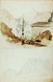 Convent of Elijah, Mt. Sinai, 1844. Creator: Miner Kilbourne Kellogg