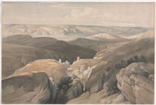 Convent of St. Saba, 1839. Creator: David Roberts (British, 1796-1864)