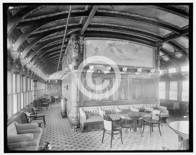 Convention hall, Str. City of Cleveland, Detroit & Cleveland Navigation Co., c1908. Creator: Unknown.
