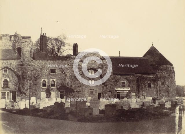 Conventual Buildings, Bury, 1858. Creator: Alfred Capel-Cure.