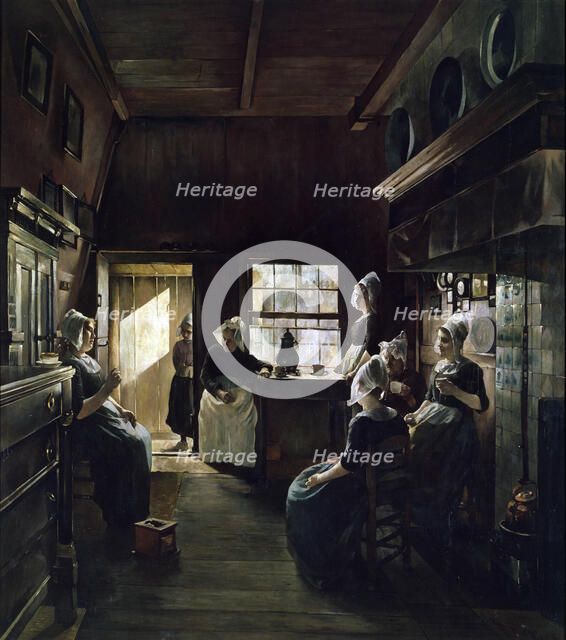 'Conversation', 1888.  Artist: Paul Weimar