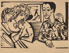 Conversation, 1929. Creator: Ernst Kirchner