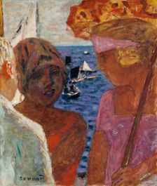 Conversation à Arcachon, 1926-1930. Creator: Bonnard, Pierre (1867-1947)