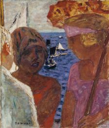 Conversation à Arcachon, between 1926 and 1930. Creator: Pierre Bonnard