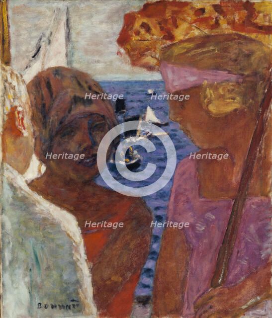 Conversation à Arcachon, between 1926 and 1930. Creator: Pierre Bonnard.
