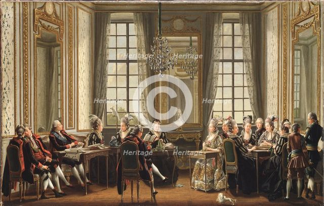 Conversation at Drottningholms Palace, 1779.
