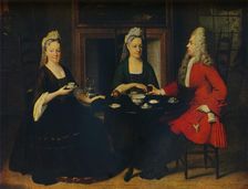 Conversation Piece c1735. Artist: Jan Maurits Quinkhard