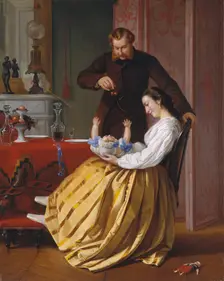 Conversation Piece, ca. 1851-52. Creator: Lilly Martin Spencer