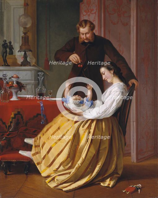 Conversation Piece, ca. 1851-52. Creator: Lilly Martin Spencer.