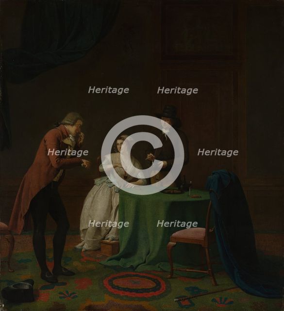 Conversation Piece (The Sense of Smell), probably 1791. Creator: Jan Ekels the Younger.