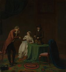 Conversation Piece (The Sense of Smell), probably 1791. Creator: Jan Ekels the Younger