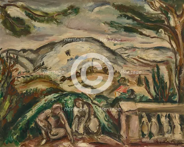 Conversation sous la colline, 1924. Creator: Friesz, Achille-Emile-Othon (1879-1949).