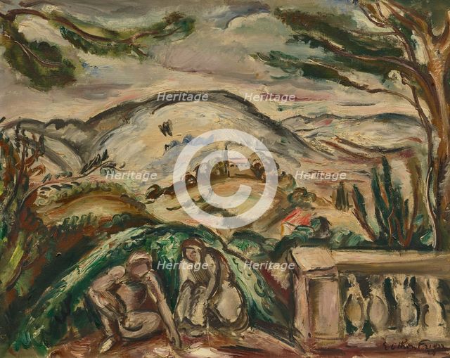 Conversation sous la colline, 1924. Creator: Friesz, Achille-Emile-Othon (1879-1949).