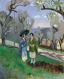 Conversation under the Olive Trees, 1921. Creator: Henri Matisse