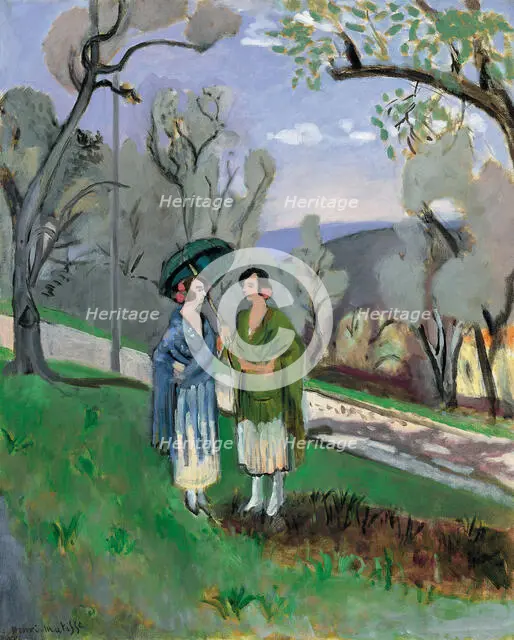 Conversation under the Olive Trees, 1921. Creator: Henri Matisse.