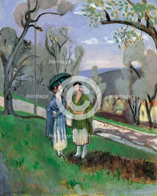 Conversation under the Olive Trees, 1921. Creator: Henri Matisse.