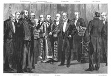 'Conversazione at the Royal College of Physicians, Pall Mall East 1888. Creator: Unknown