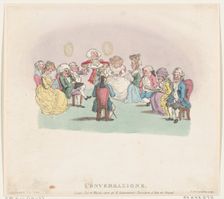Conversazione, March 20, 1803., March 20, 1803. Creator: Thomas Rowlandson